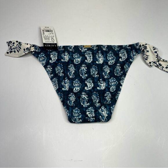 Lauren Ralph Lauren Print Side Tie Hipster Bikini bottom multicolor - 6 - Picture 7 of 11